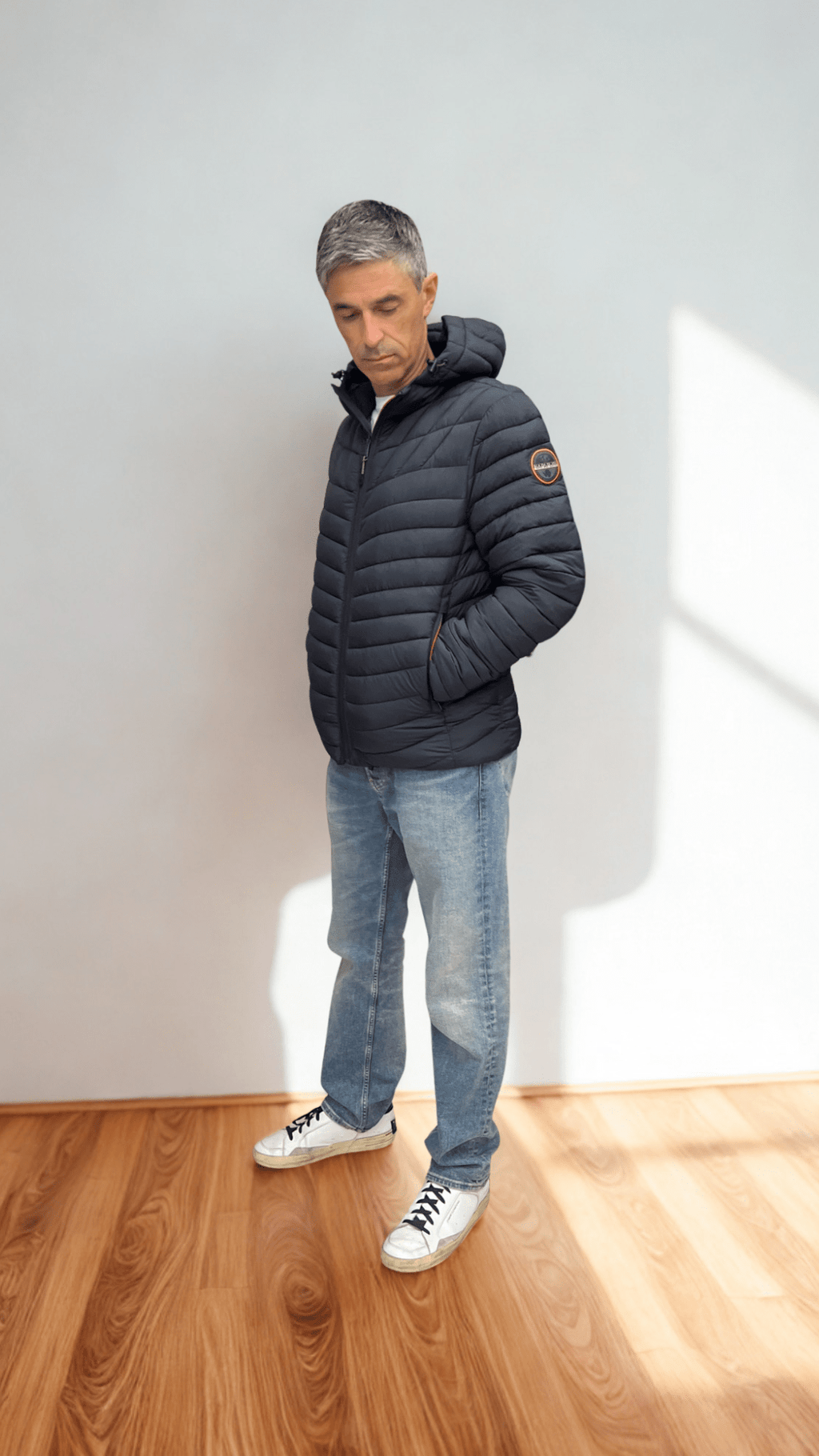 Piumino con Cappuccio Lapaz Nero Black Beauty Napapijri - Seipuntozerostore