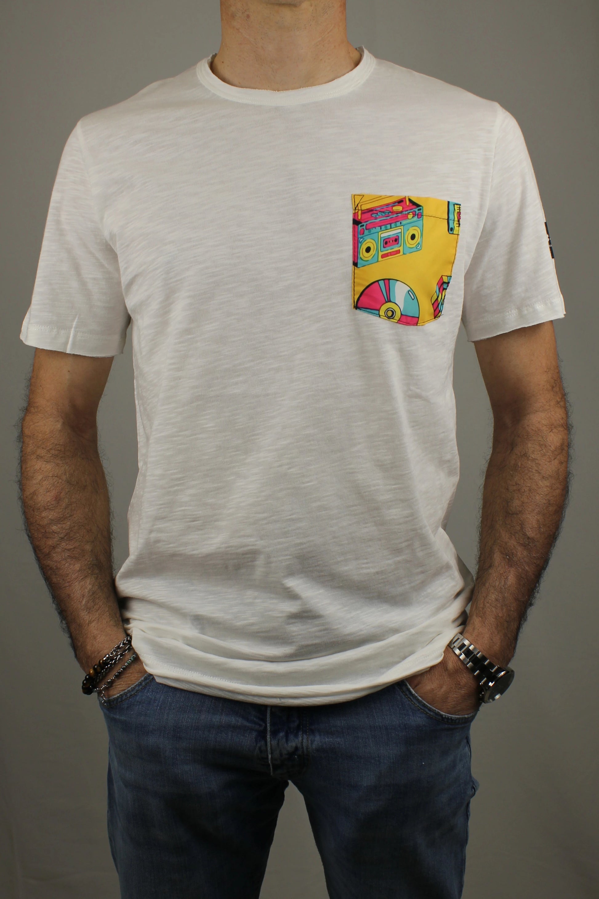 T-shirt con taschino anni 90 Berna - Seipuntozerostore