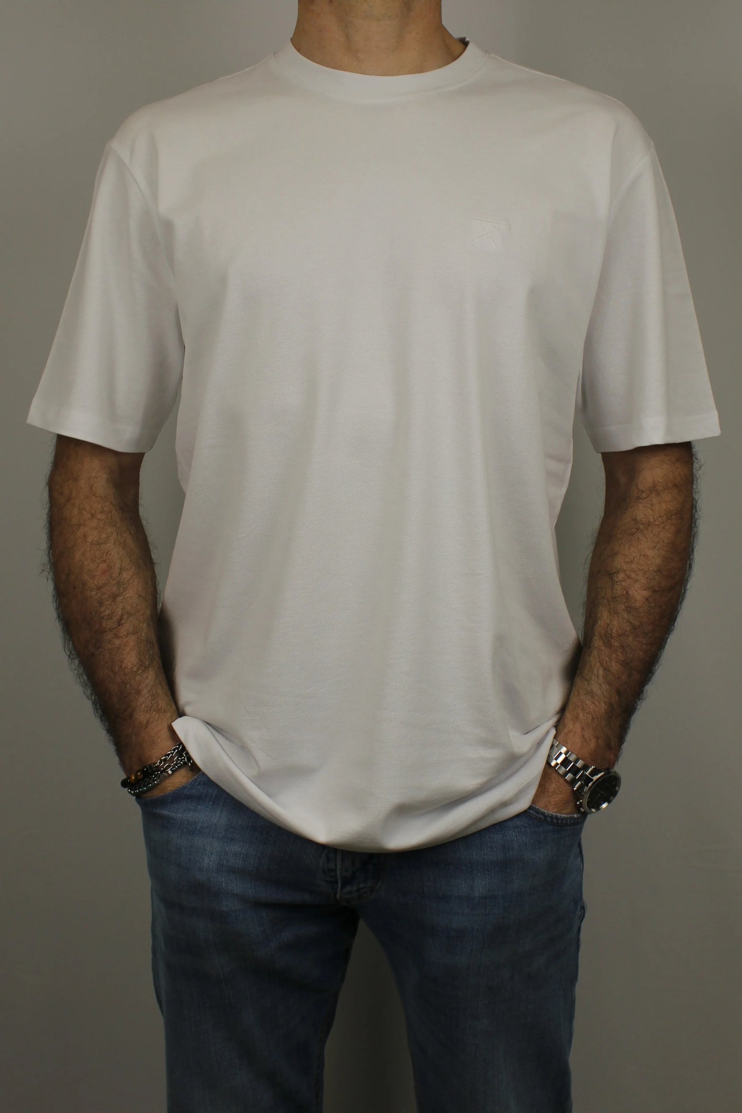T-shirt girocollo piquet Berna - Seipuntozerostore