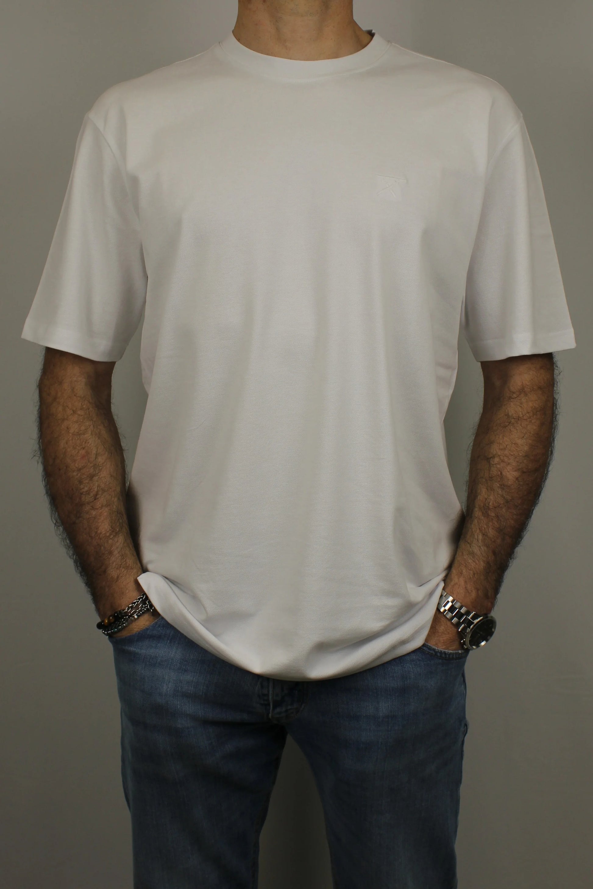 T-shirt girocollo piquet Berna - Seipuntozerostore