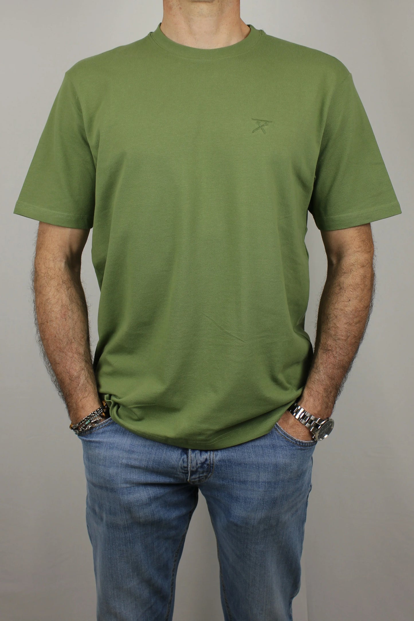 T-shirt girocollo piquet Berna - Seipuntozerostore
