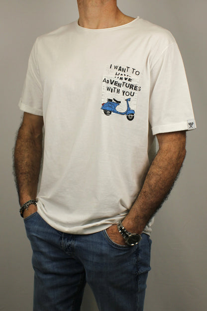 T-shirt taschino vespa Berna - Seipuntozerostore