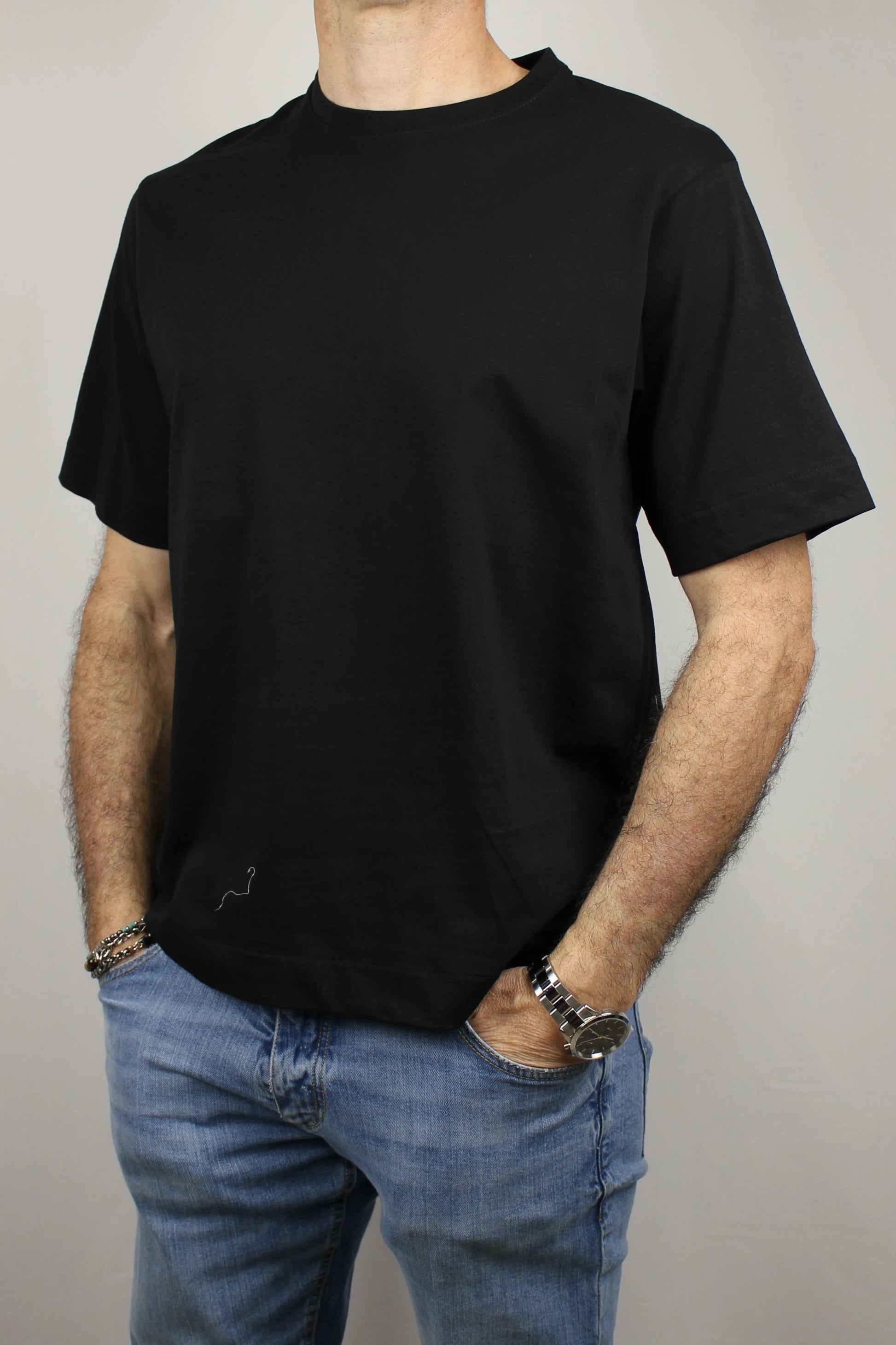 T-shirt over nero Berna - Seipuntozerostore