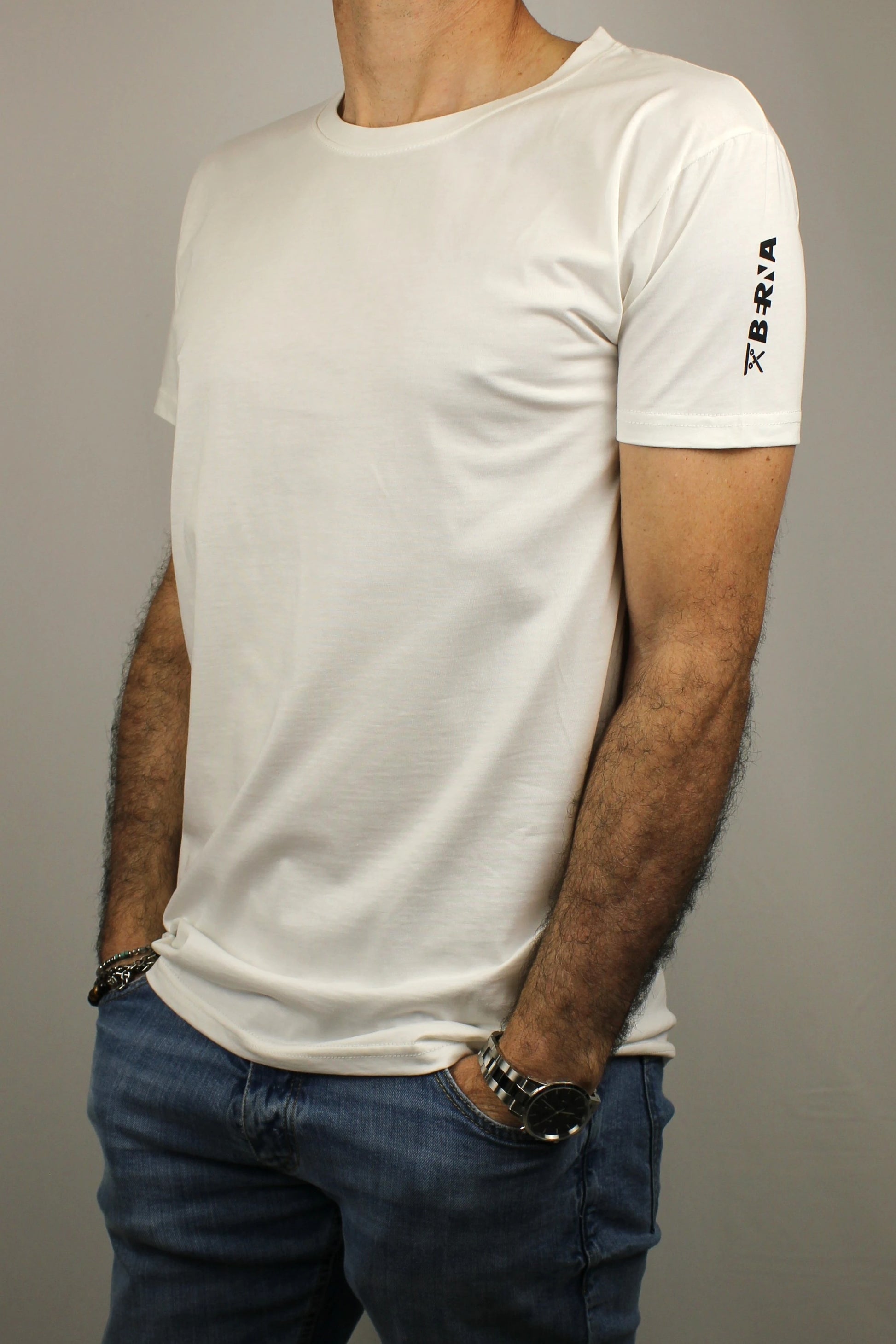 T-shirt jersey panna Berna - Seipuntozerostore