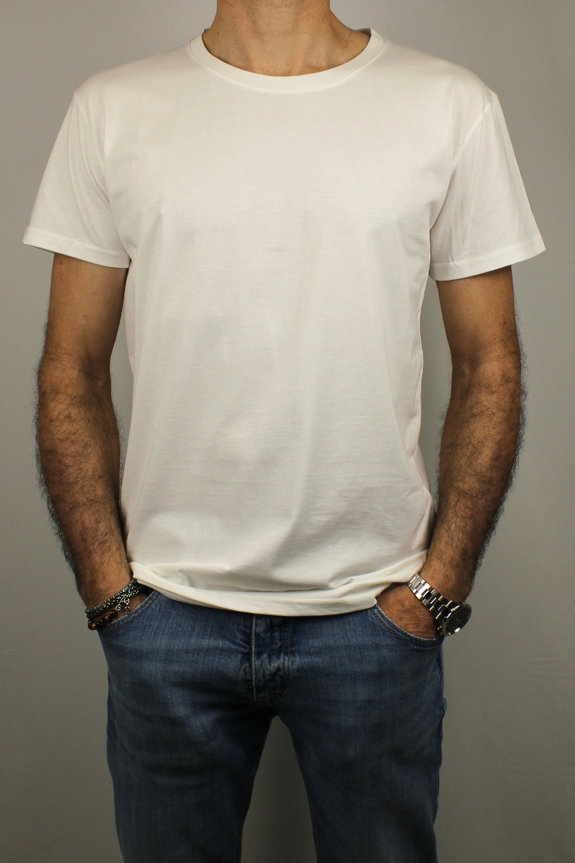 T-shirt jersey panna Berna - Seipuntozerostore