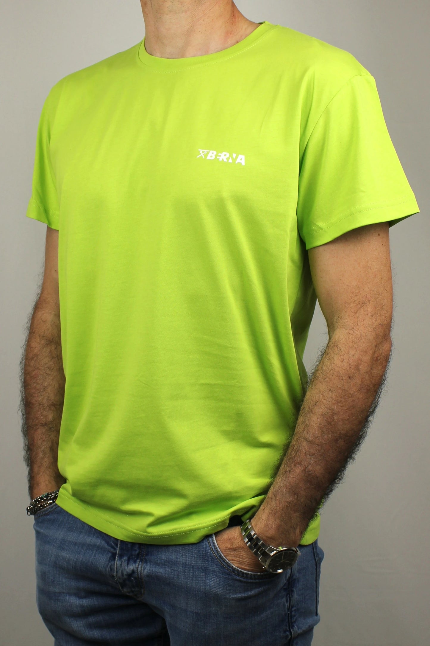 T-shirt jersey lime Berna - Seipuntozerostore