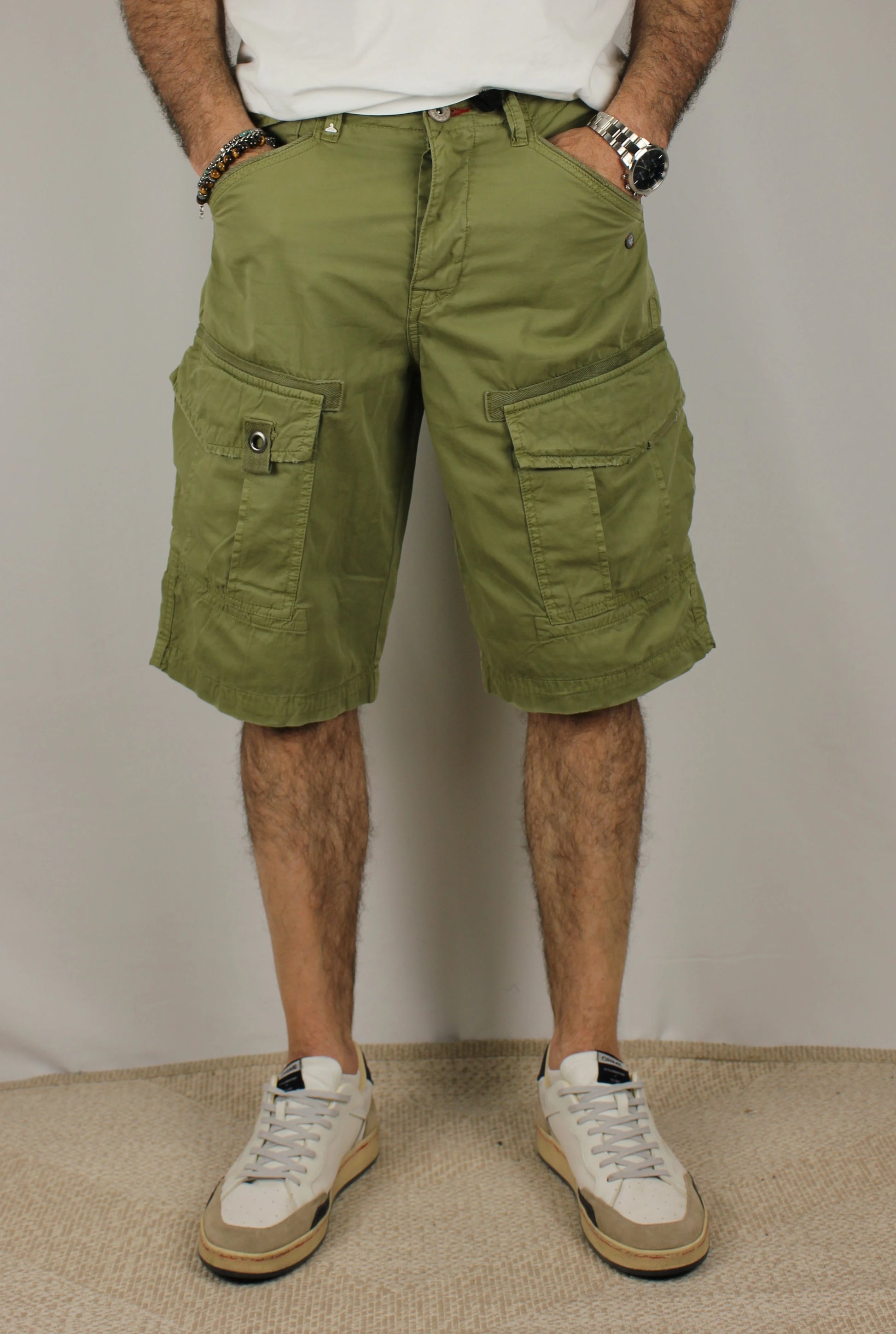 Bermuda tasconato verde Berna - Seipuntozerostore