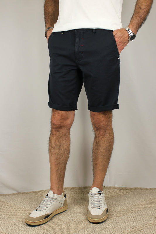 Bermuda chinos blu Berna - Seipuntozerostore