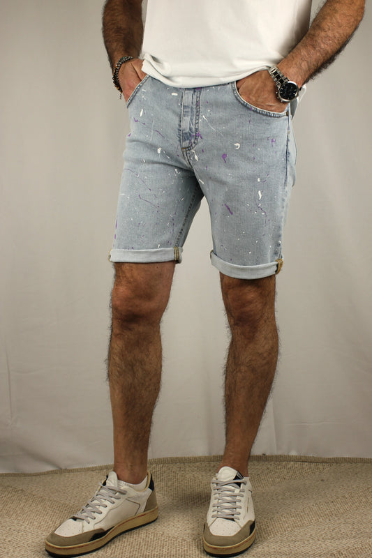 Jeans Short marmorizzato V2 - Seipuntozerostore