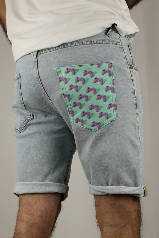 Jeans Short marmorizzato V2 - Seipuntozerostore