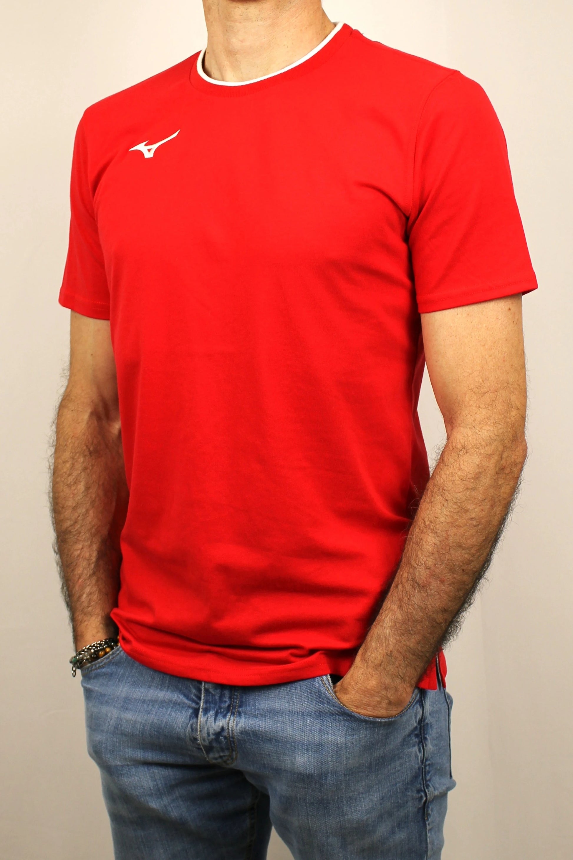 T-shirt rosso Mizuno - Seipuntozerostore