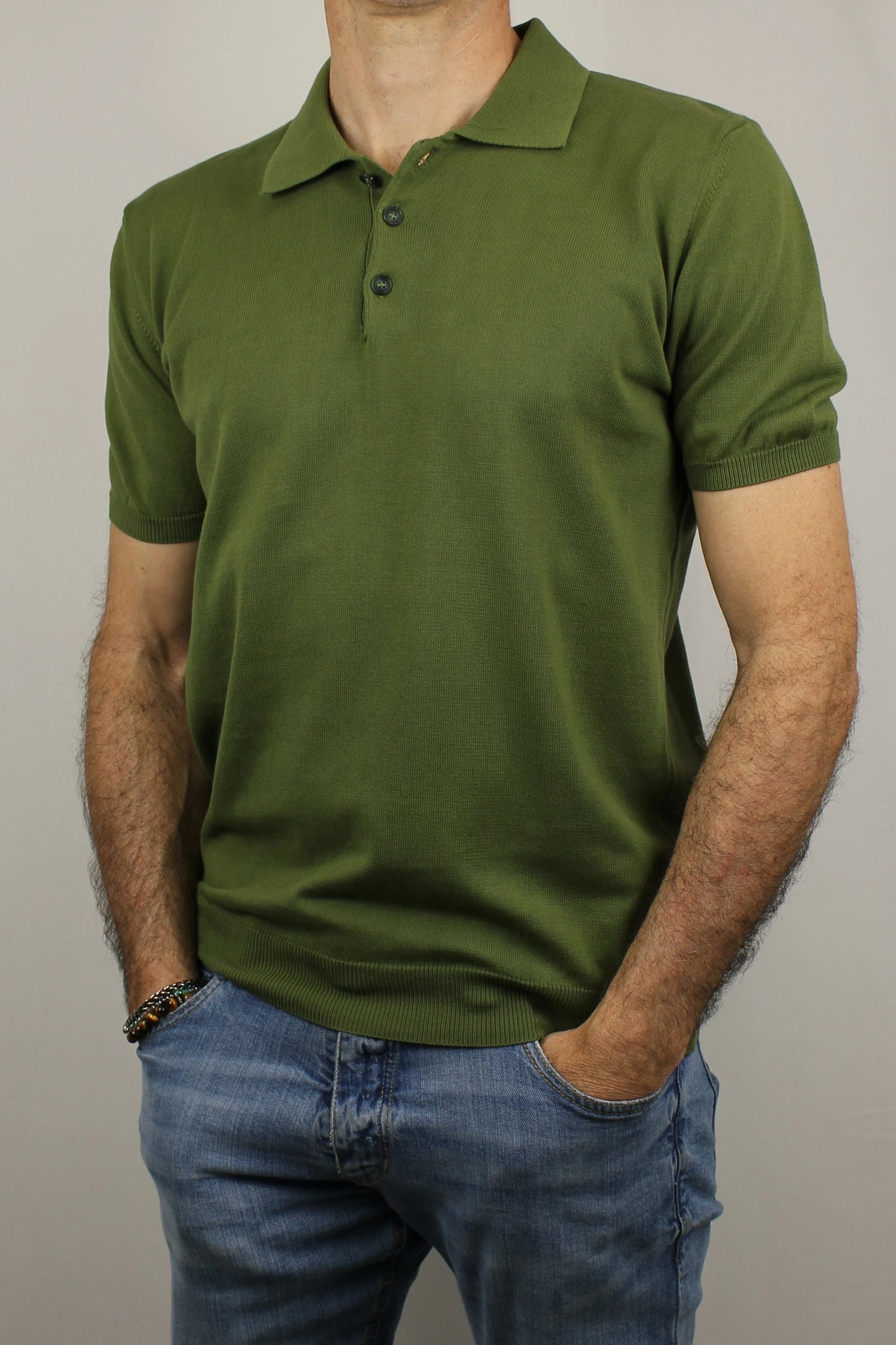 Polo in maglia beige Primo Emporio - Seipuntozerostore