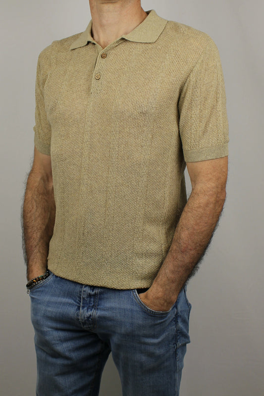 Polo traforata ecru Primo Emporio - Seipuntozerostore