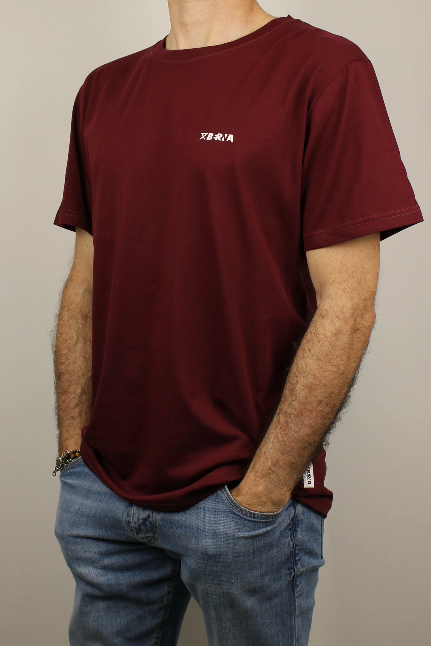 T-shirt jersey bordeaux Berna - Seipuntozerostore