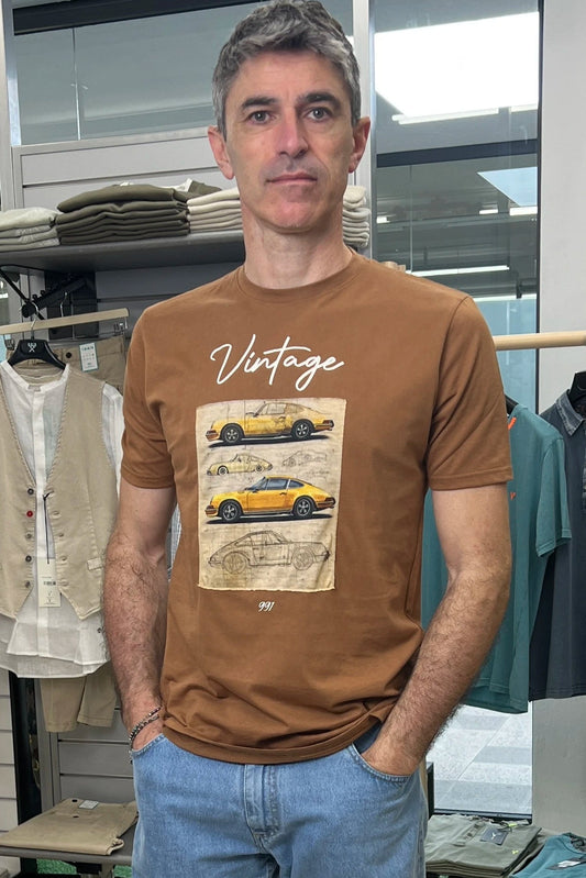 T-shirt Vintage fango Seipuntozerostore - Seipuntozerostore