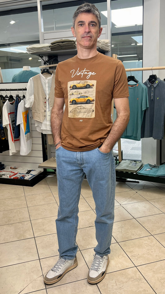 T-shirt Vintage fango Seipuntozerostore - Seipuntozerostore
