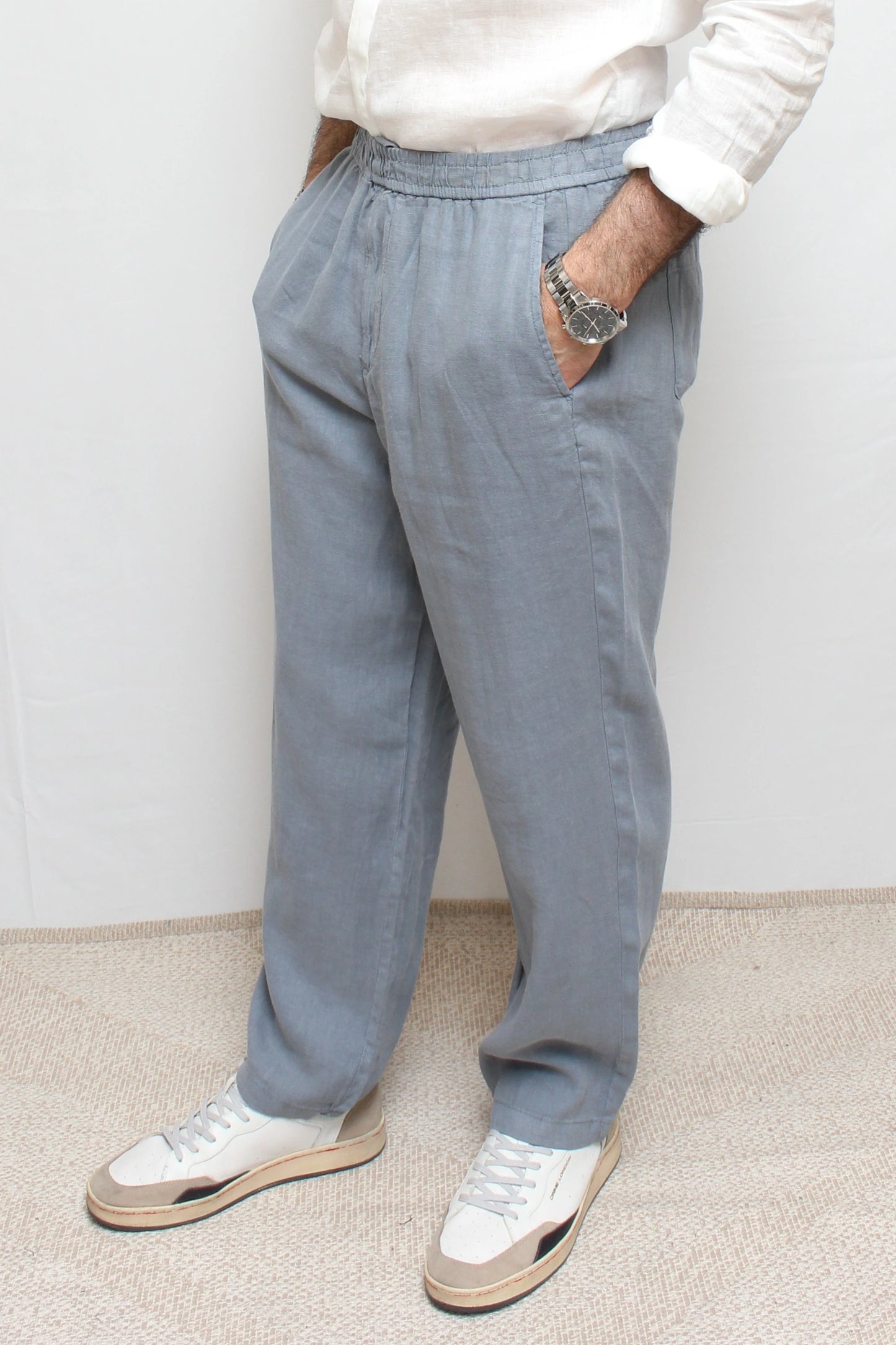 Pantalone chino polvere lino Lyle & Scott - Seipuntozerostore