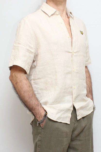 Camicia in lino manica corta Lyle & Scott - Seipuntozerostore