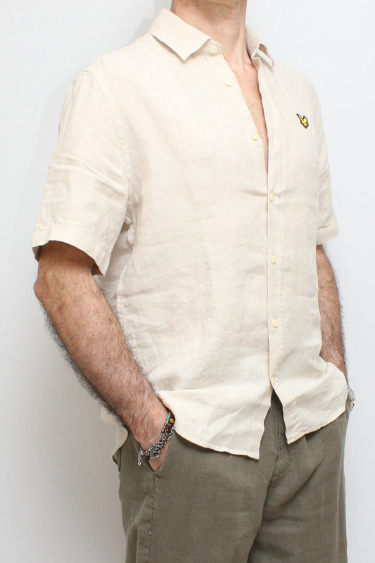 Camicia in lino manica corta Lyle & Scott - Seipuntozerostore