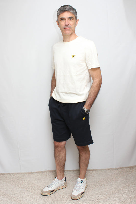 Bermuda di cotone blu navy Lyle & Scott - Seipuntozerostore