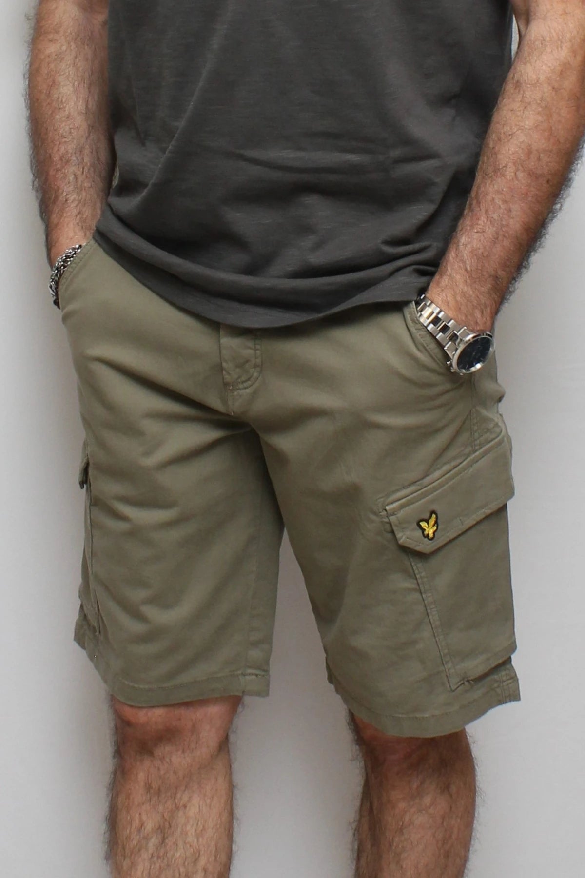 Cargo Wembley short verde salvia Lyle & Scott - Seipuntozerostore