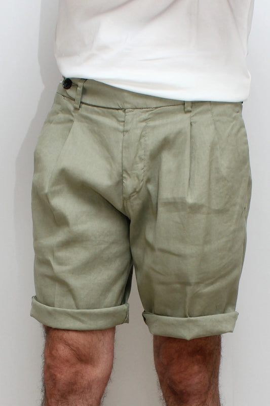Bermuda sartoriale salvia Moro - Seipuntozerostore