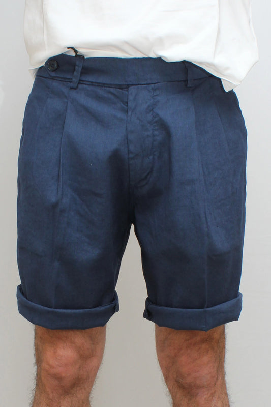 Bermuda sartoriale blu Moro - Seipuntozerostore