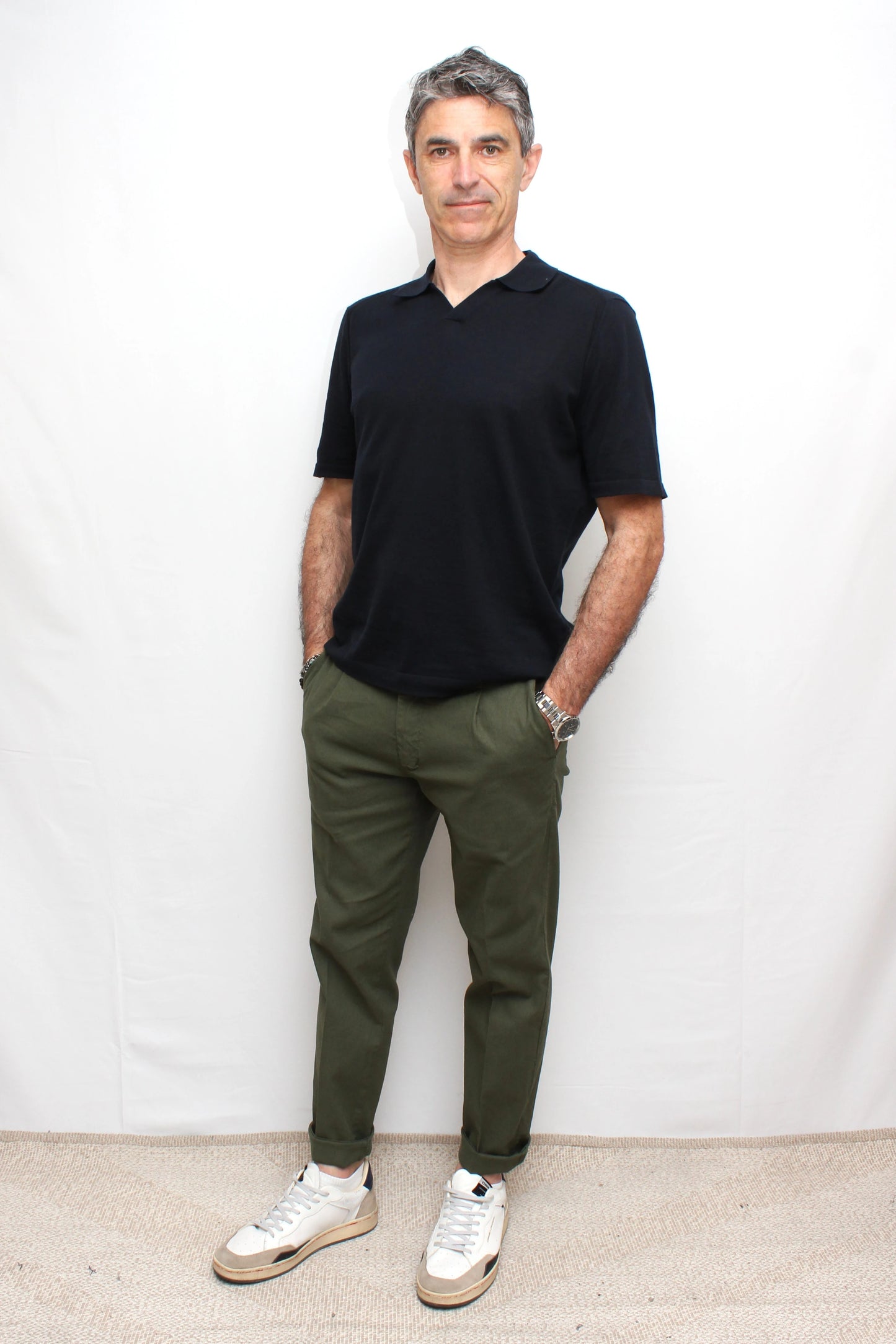 Polo in cotone blu Berna - Seipuntozerostore