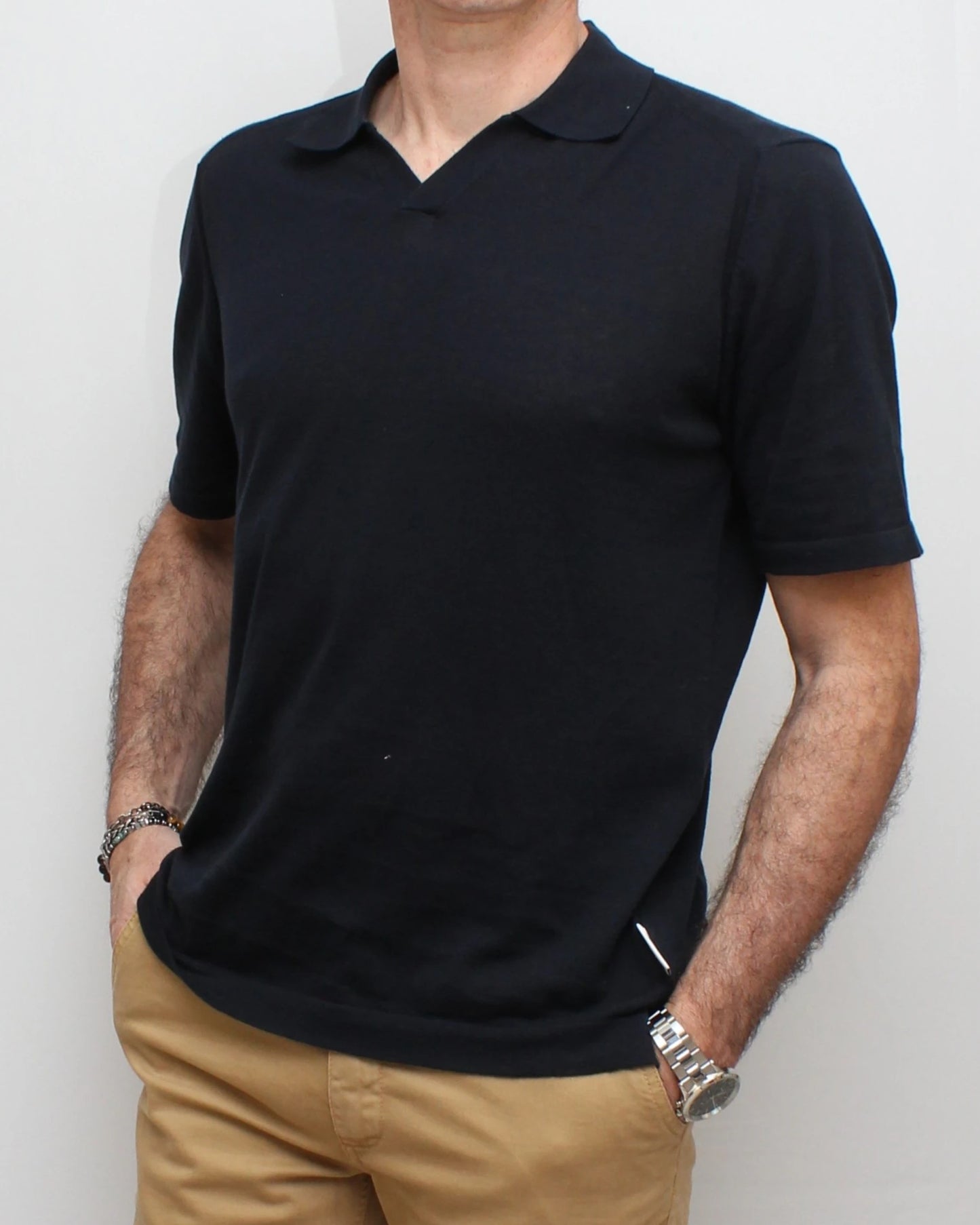 Polo in cotone blu Berna - Seipuntozerostore