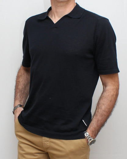 Polo in cotone blu Berna - Seipuntozerostore