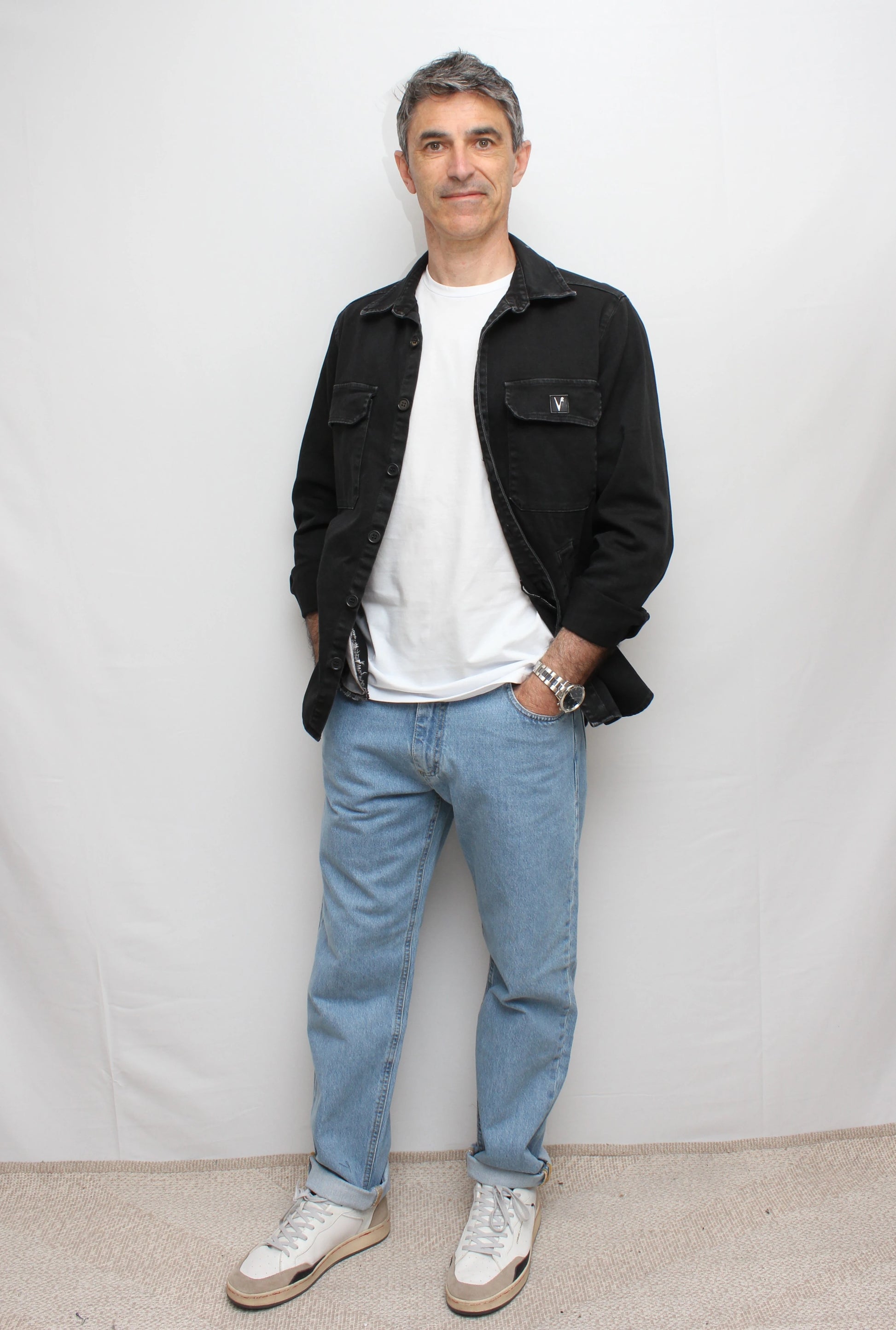 Jeans Loose Fit - azzurro con salpa e taschino in tessuto V2 - Seipuntozerostore