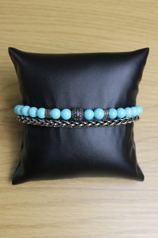 Bracciale doppio giro acciaio 6mm 6DP04 Mancino - Seipuntozerostore