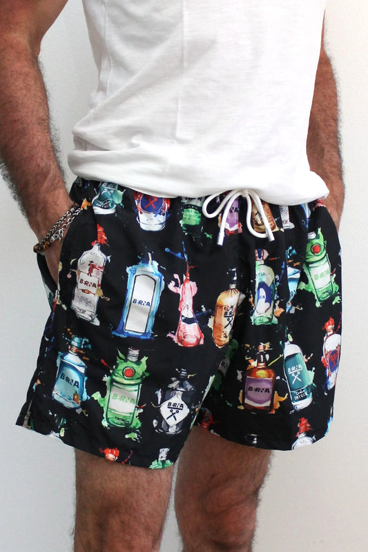 Costume Mare Uomo stampa cocktail Berna - Seipuntozerostore