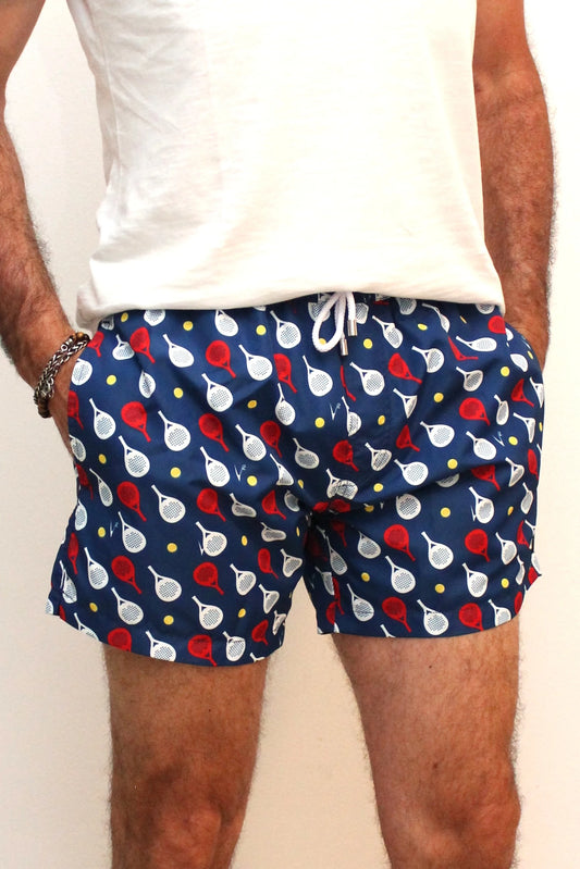 Costume blu padel con stampa V2 - Seipuntozerostore
