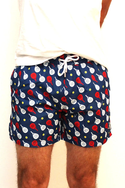 Costume blu padel con stampa V2 - Seipuntozerostore