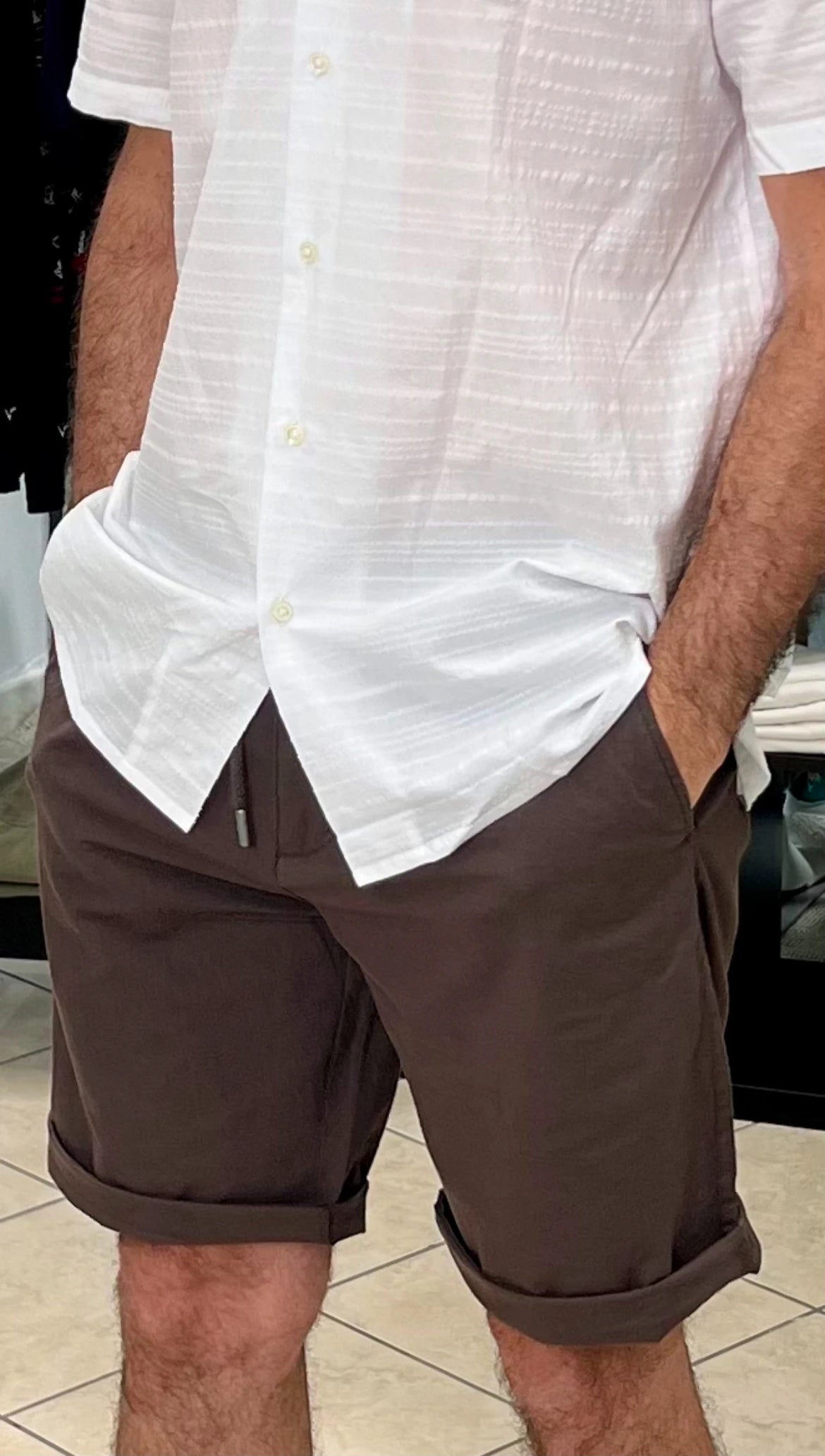 Bermuda pantalaccio caffè Berna - Seipuntozerostore
