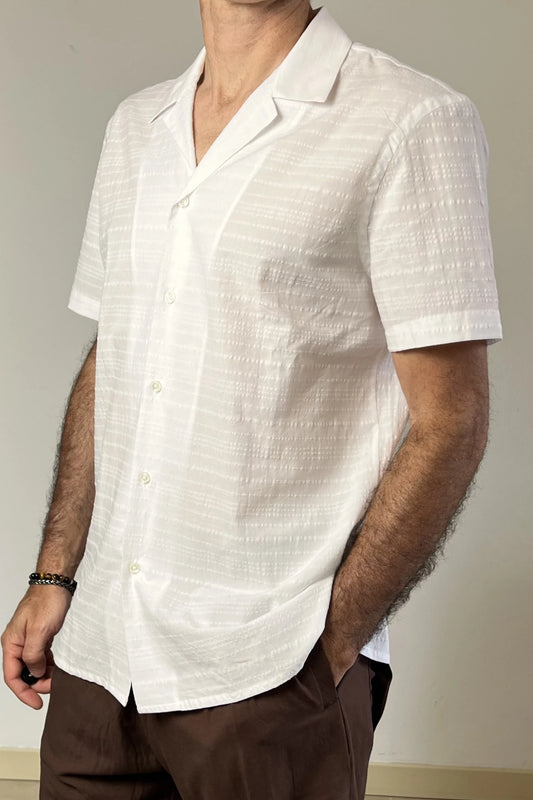 Camicia manica corta in cotone - Seipuntozerostore