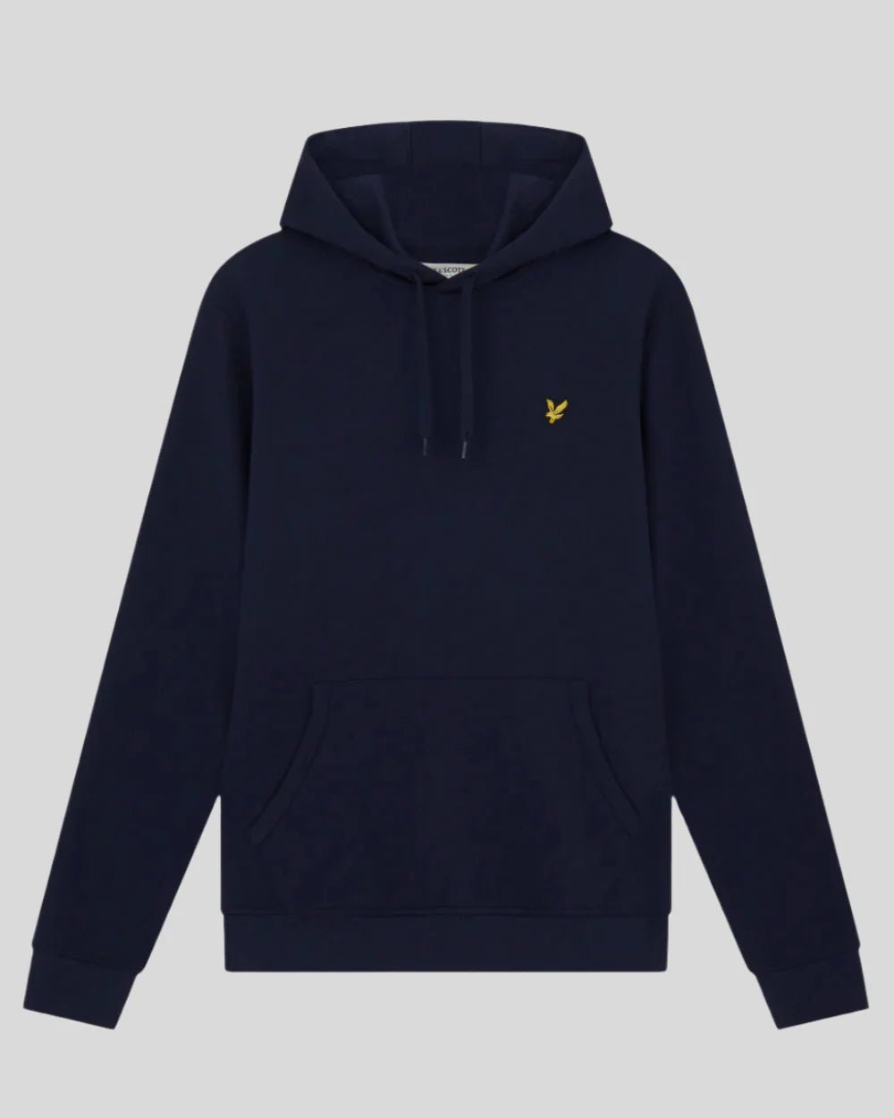 Felpa con cappuccio in cotone Loopback blu navy Lyle & Scott - Seipuntozerostore