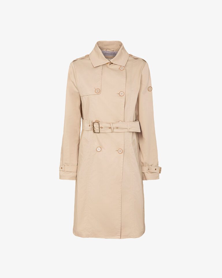 Trench in doppio petto cotone Markup - Seipuntozerostore