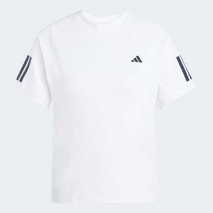 Maglietta Tennis Climacool 3-Stripes Club Bianco Adidas Donna