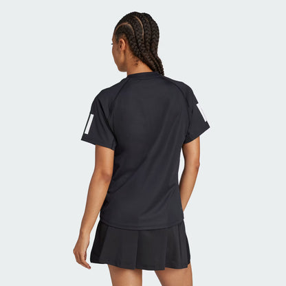 Maglietta Tennis Climacool 3-Stripes Club Nero Adidas Donna
