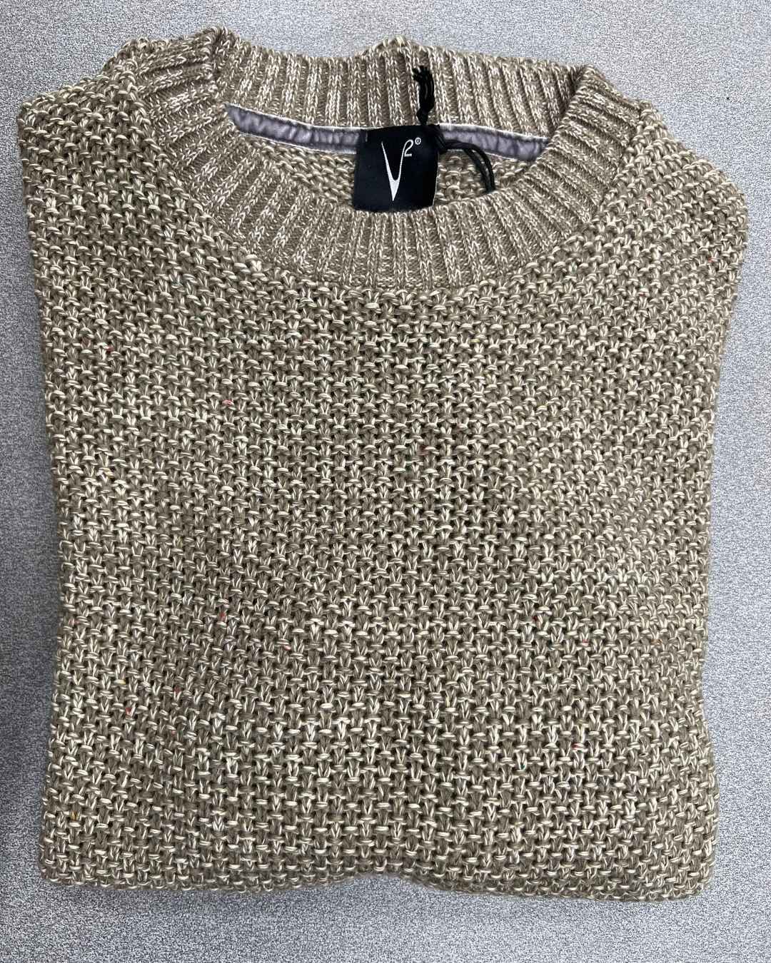 Maglione Punto Riso Sabbia V2 - Seipuntozerostore