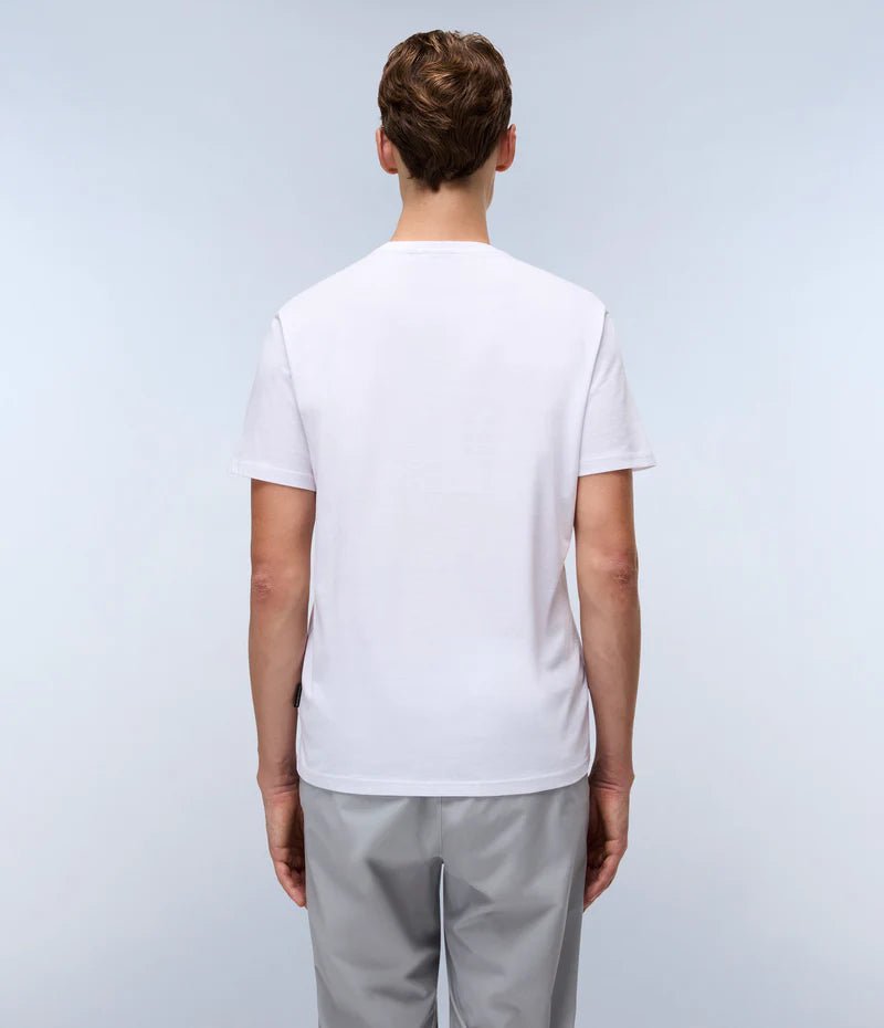 T-shirt a Maniche Bianco Corte Salis in Jersey Napapijri - Seipuntozerostore
