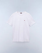 T-shirt a Maniche Bianco Corte Salis in Jersey Napapijri - Seipuntozerostore