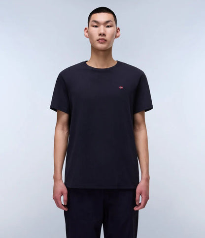 T-shirt a Maniche Blu Corte Salis in Jersey Napapijri - Seipuntozerostore