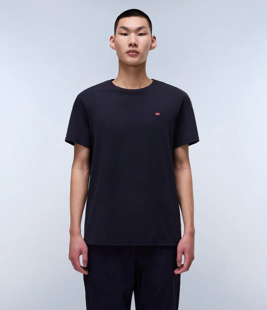 T-shirt a Maniche Blu Corte Salis in Jersey Napapijri - Seipuntozerostore