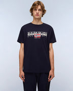 T-shirt a manica corta Aylmer in jersey Blu Napapijri - Seipuntozerostore