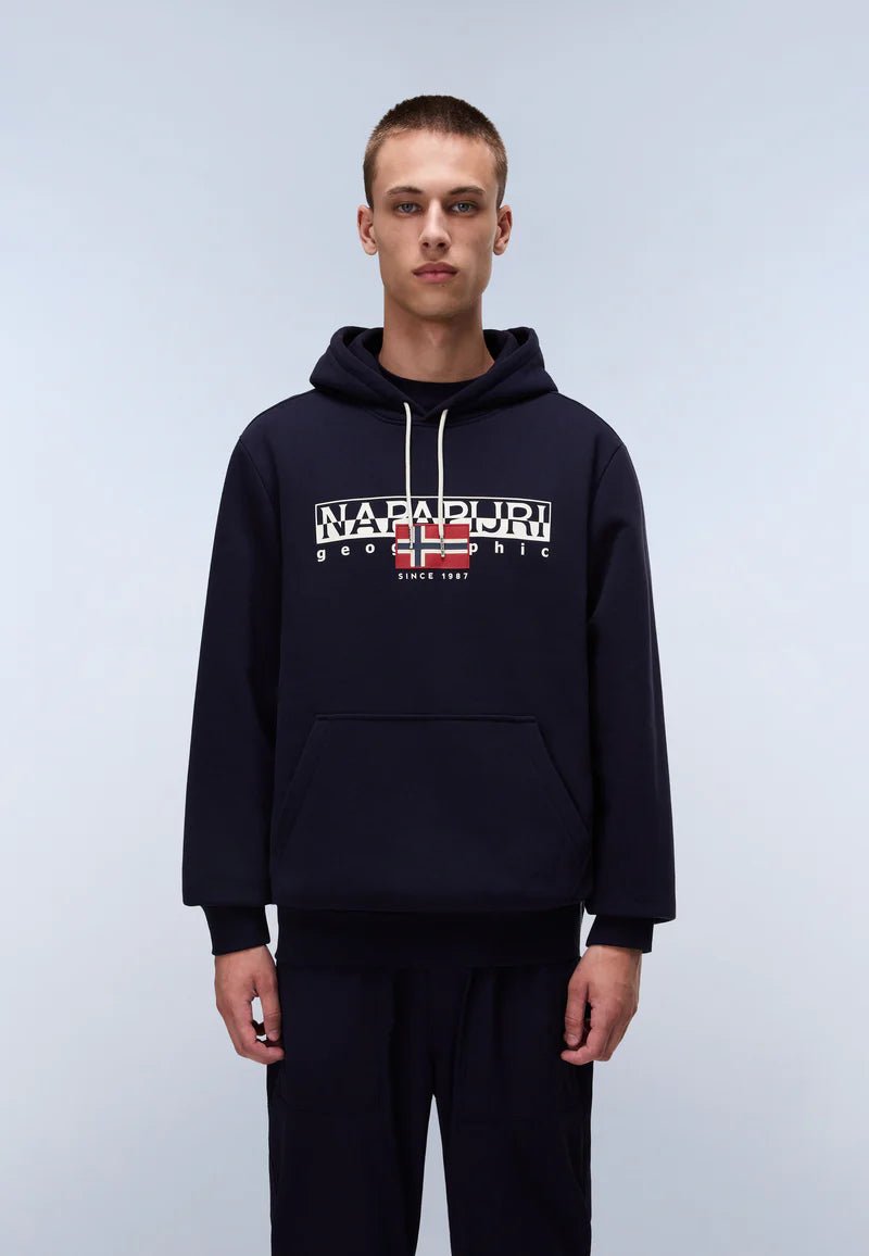 Felpa con Cappuccio Blu Aylmer Winter Napapijri - Seipuntozerostore