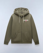 Felpa con Cappuccio e Zip Aylmer Winter Tea Leaf Napapijri - Seipuntozerostore