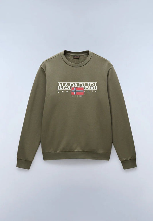 Felpa Aylmer Winter Verde Napapijri - Seipuntozerostore